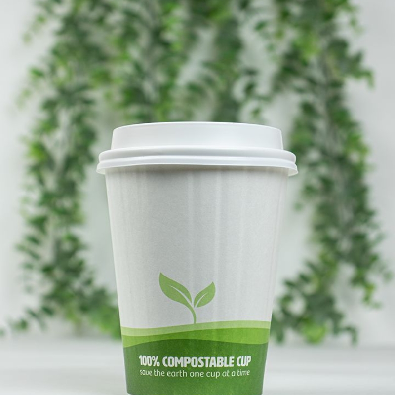 Compostable Takeaway Coffee Cups for Sustainable Branding