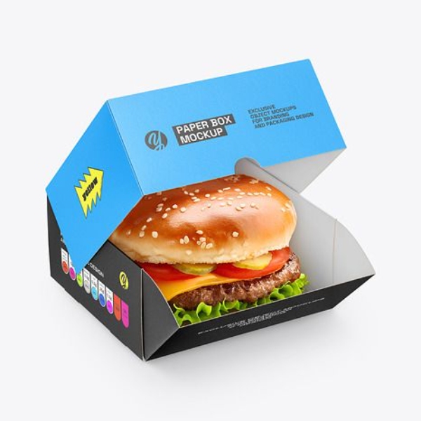 Large Burger Boxes for Premium Burger Takeaway Packaging