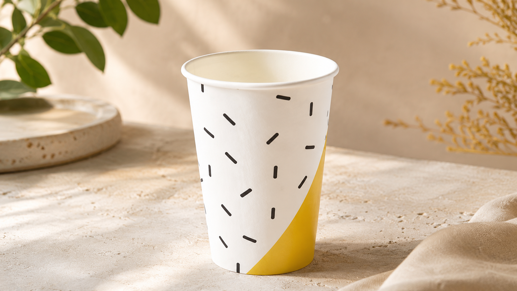 22oz Paper Cup Disposable Eco Friendly Large Drink Packaging