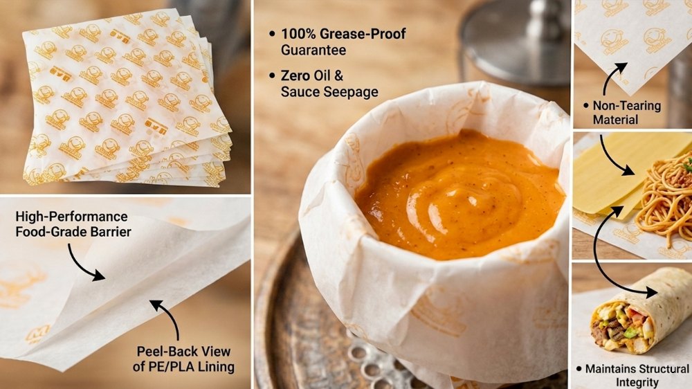 Burrito Wrap Paper Custom Logo Printed Greaseproof Burger Sandwich Wrap Paper Deli Paper Sheet (1)