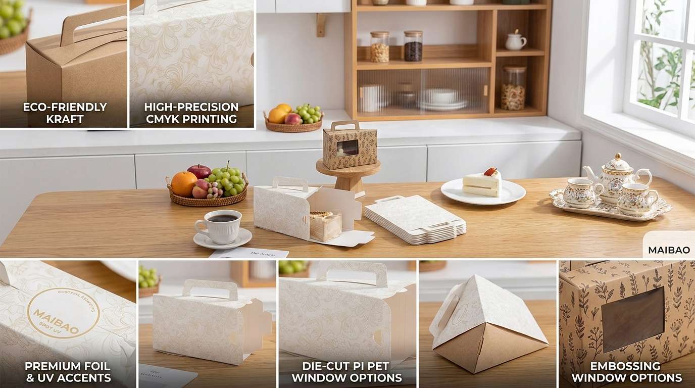 Cake Slice Boxes with Pull-out Tray for Bakery (4)