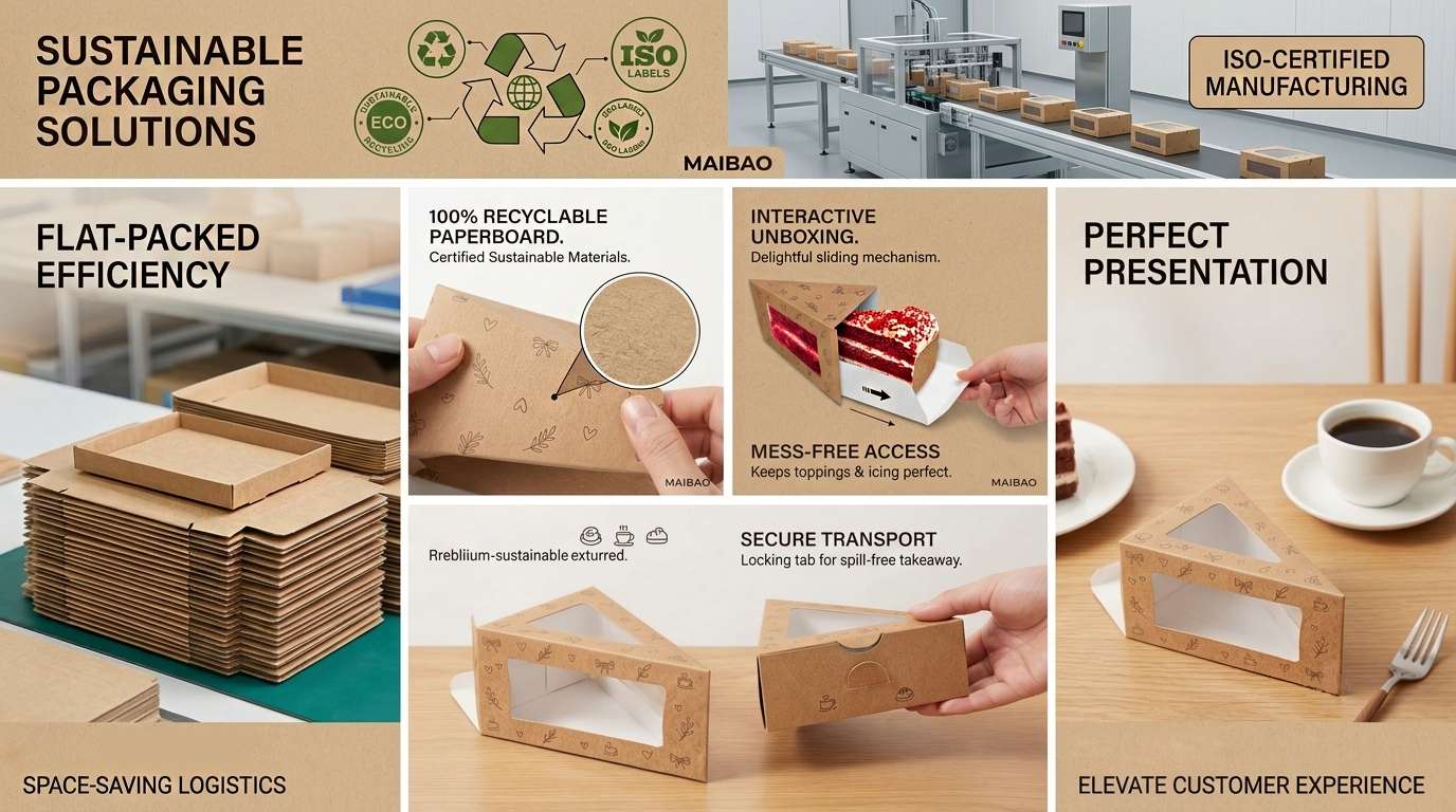 Cake Slice Boxes with Pull-out Tray for Bakery (6)