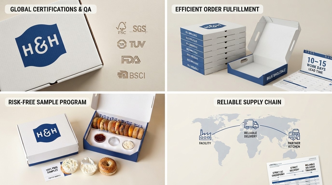 Custom Bagel Catering Box with Insert _ Eco-Friendly & Bulk Wholesale7