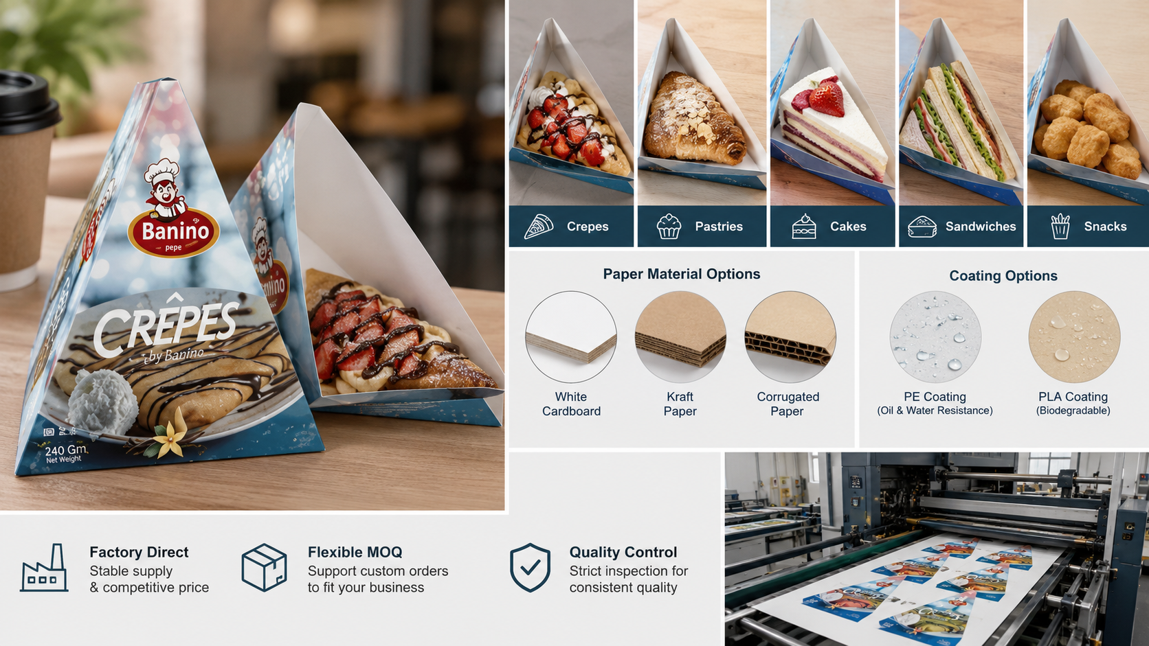 Custom Biodegradable Manufacture Logo Customized Crepes Packaging French Ocolibrir Trade Crepe Box-4