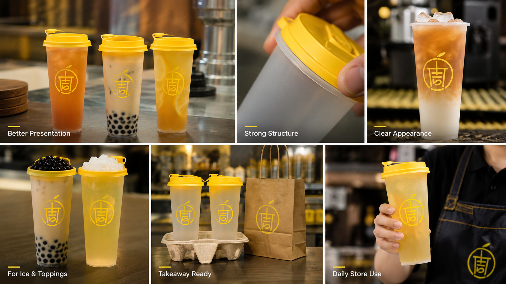Custom Boba Cups for Sustainable Bubble Tea Packaging-4