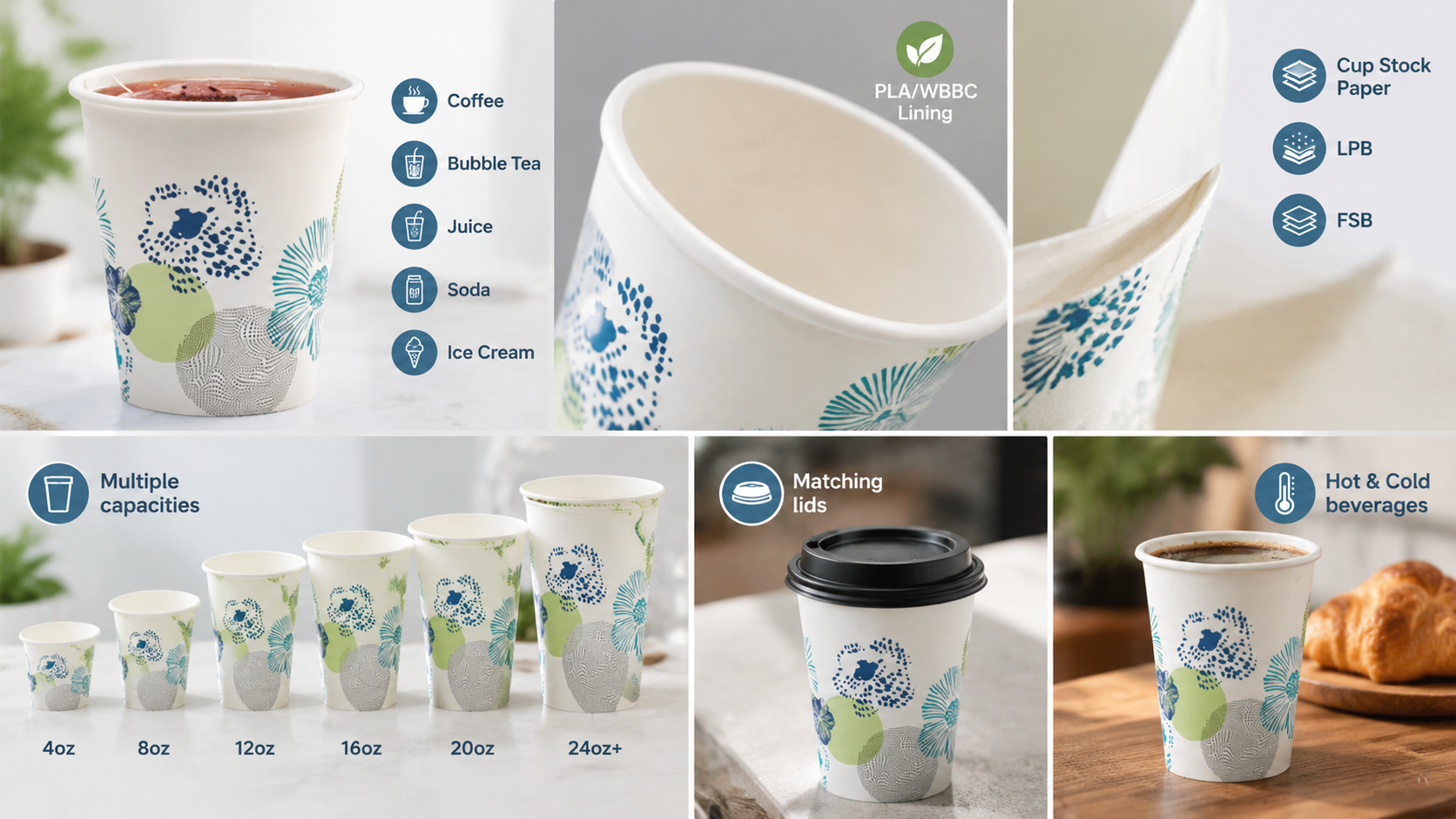 Custom Coated Paper Cups for Reliable Dining-1