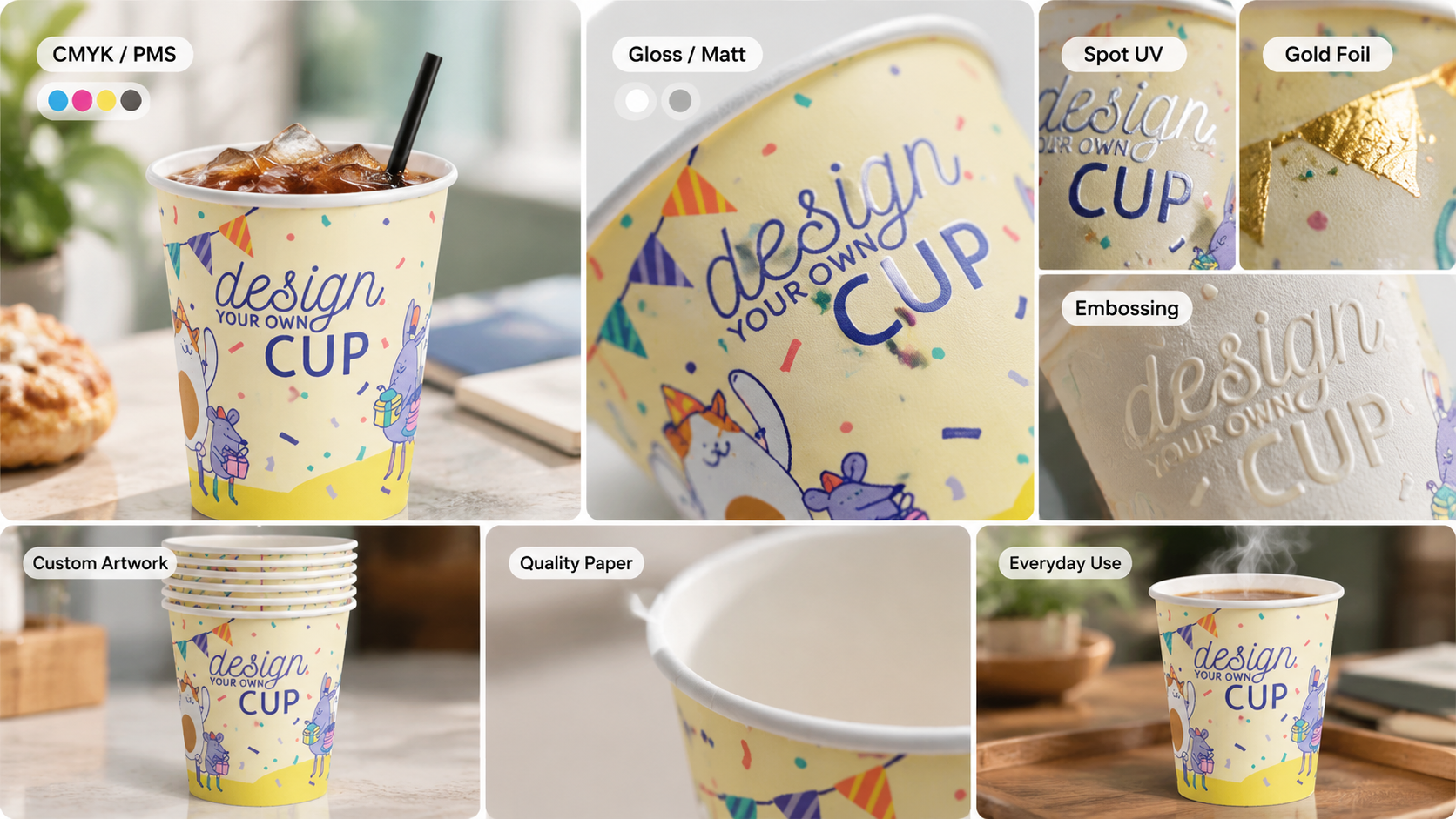 Custom Coated Paper Cups for Reliable Dining-2