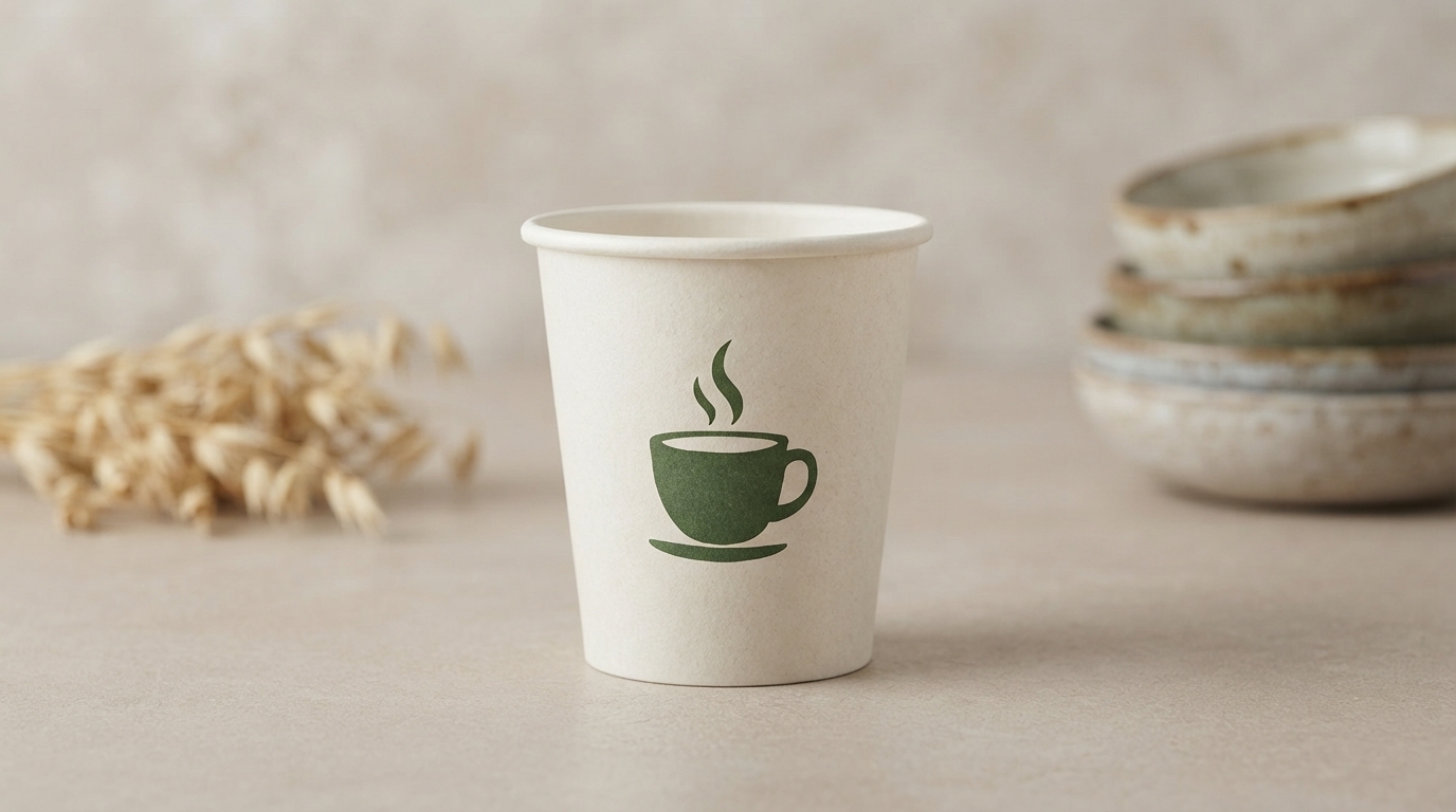 Custom Compostable Eco-Friendly Takeaway Paper Cups