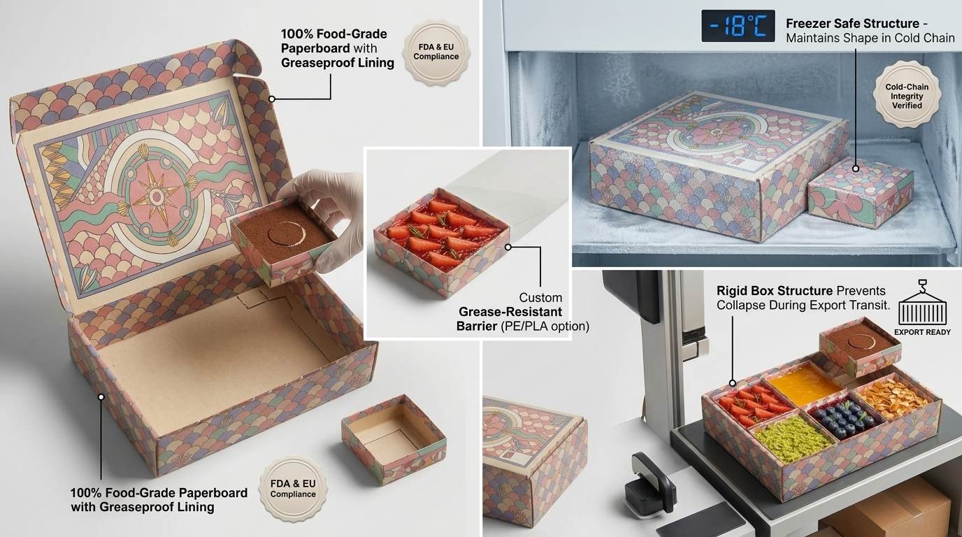Custom Dessert Boxes with Individual Inner Boxes for Bakery6