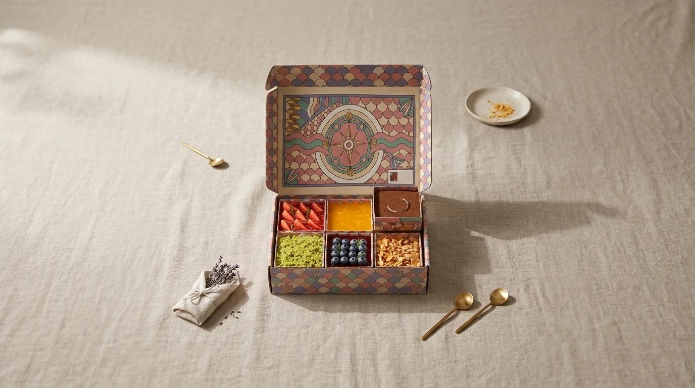 Custom Dessert Boxes with Individual Inner Boxes for Bakery8
