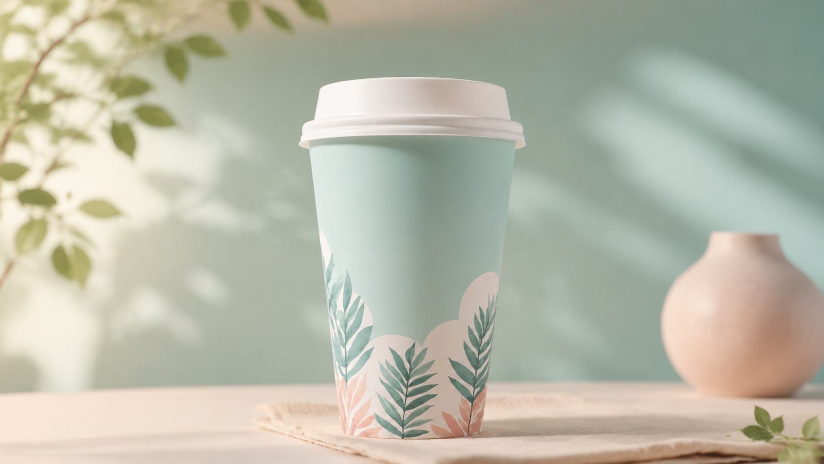 Custom Disposable Hot Tea Cups for Takeaway and Catering