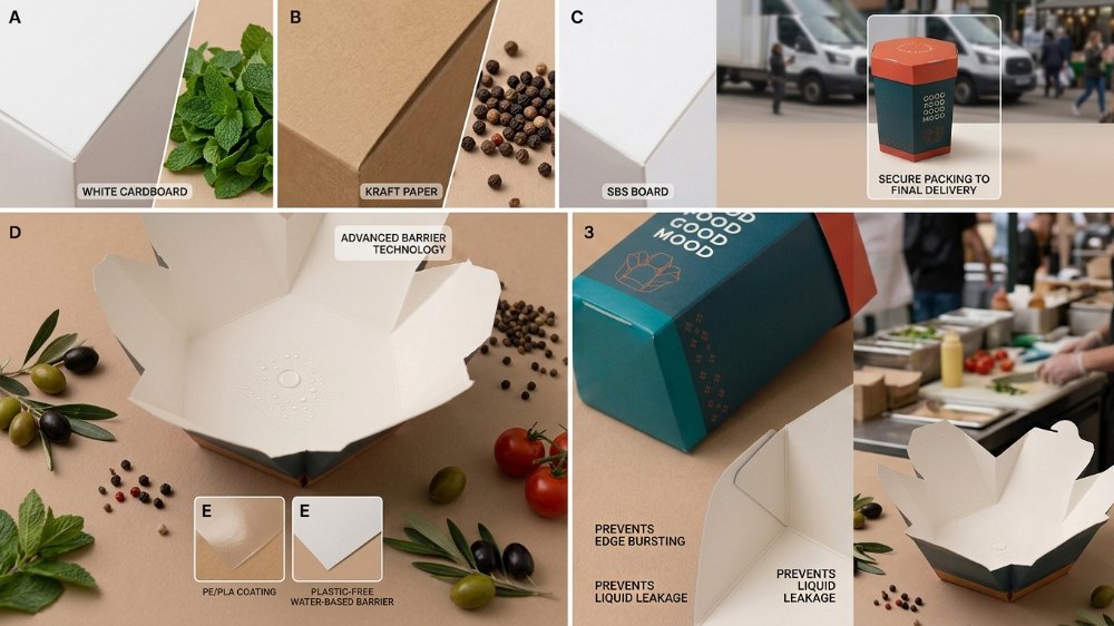 Custom Foldable Noodle & Pasta Takeout Boxes (3)