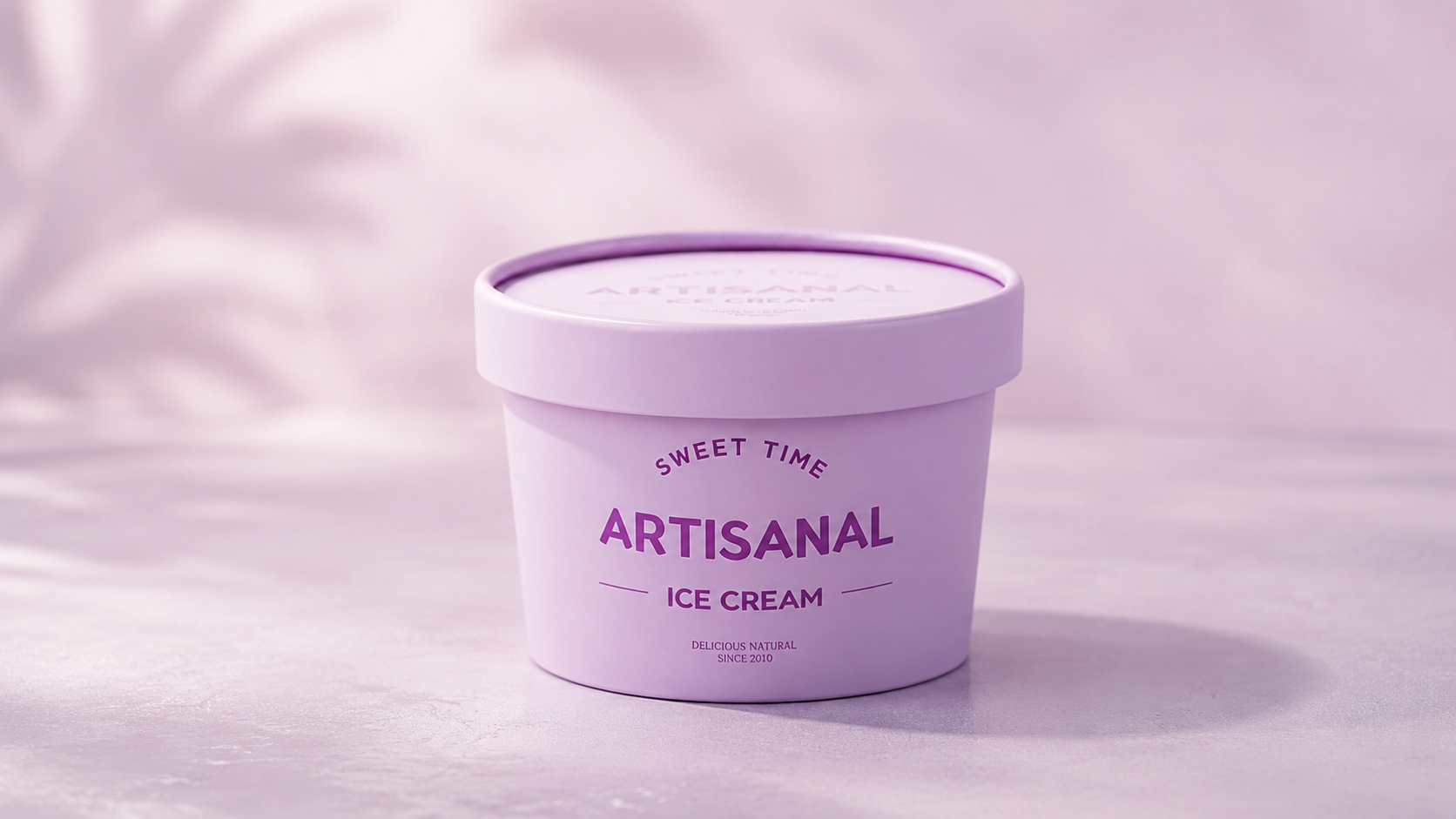Custom Logo Paper Packaging Disposable Ice Cream Cup With Personal Logo With Lids