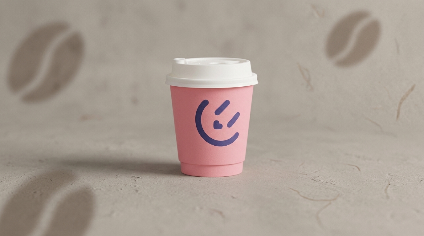 Custom Logo Printed Takeaway Double Wall Coffee Paper Cup with Lid