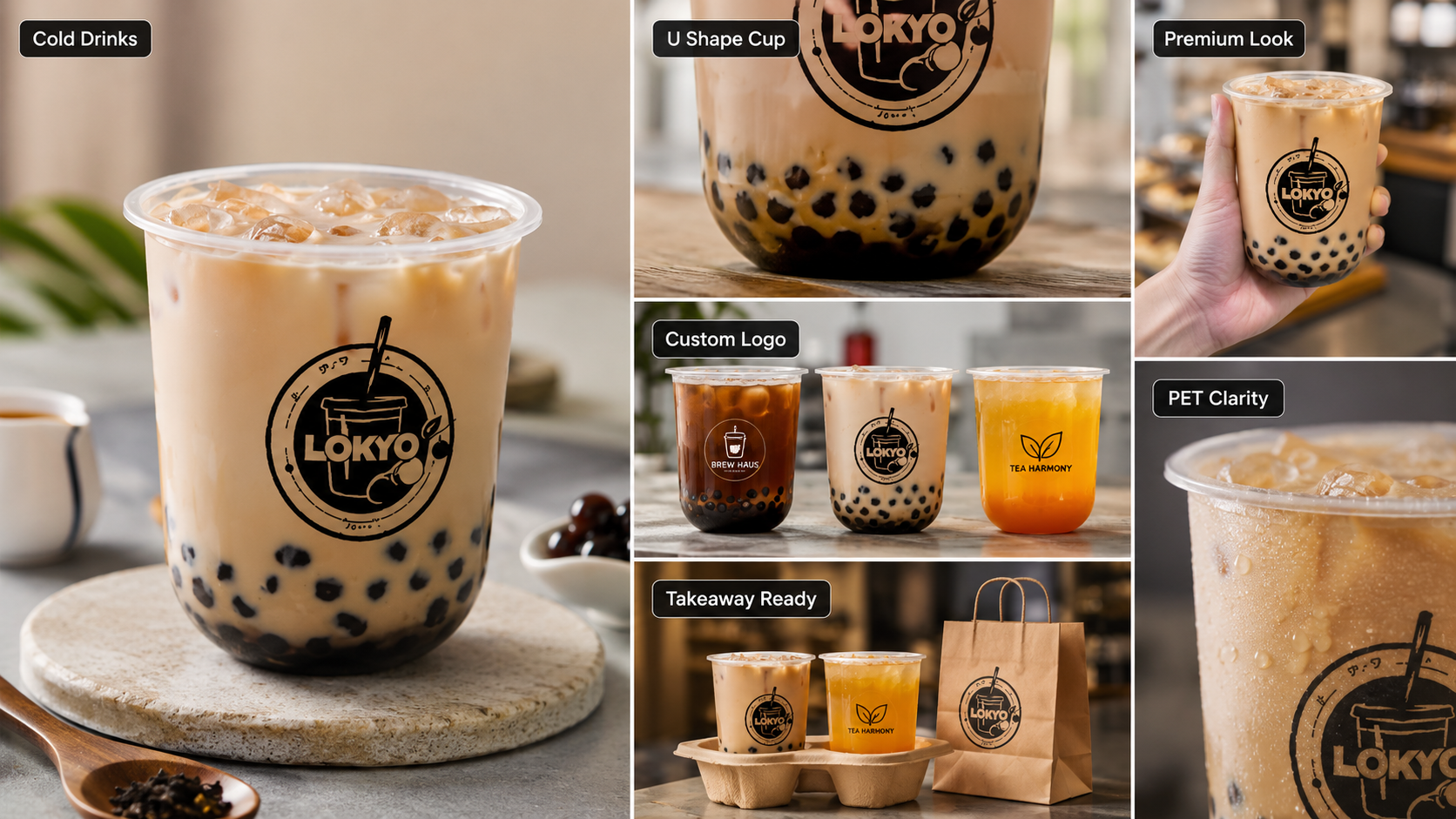 Custom Logo U Shape PET Cold Drink Disposable Plastic Cups Plastic Cup PET 12 16 oz to go cups for Drinks-2