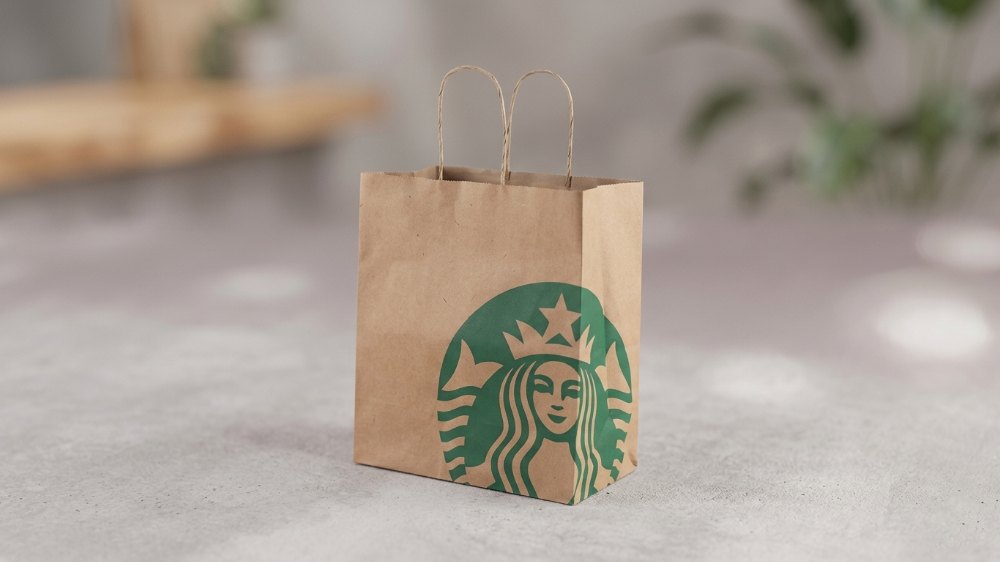 Custom Logo and Print Take Away Carry Out Bag Restaurant Fast Food Biodegradable Takeaway Kraft Paper Bag with Twisted Handle