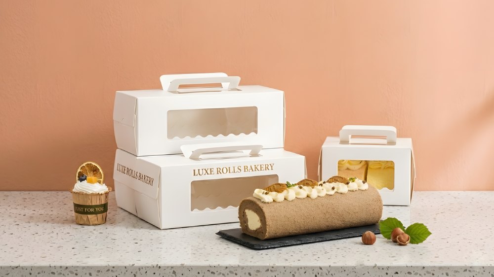 Custom Long Cake Boxes _ Food-Grade Packaging for Roll Cakes & Desserts