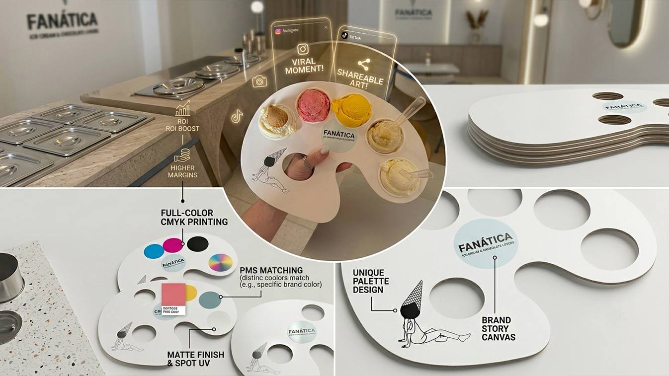 Custom Paper Ice Cream Flight Trays_ Wholesale Eco Packaging (5)