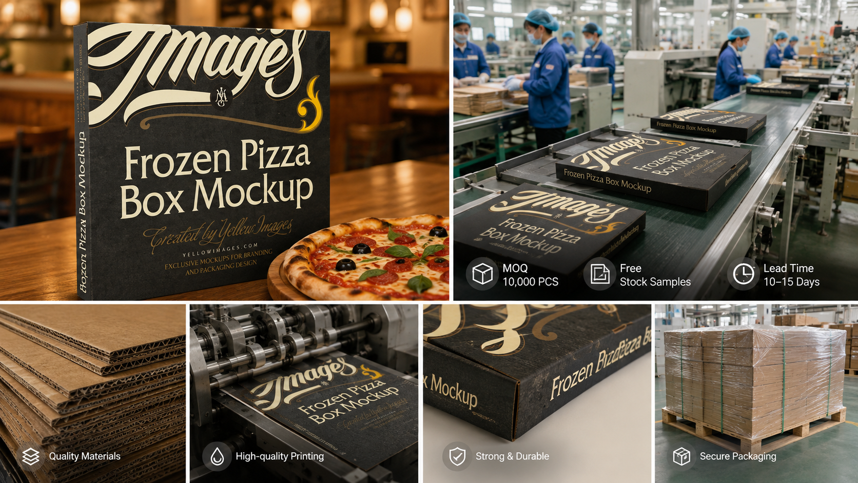 Custom Pizza Boxes with Logo for Instant Brand Recognition-4