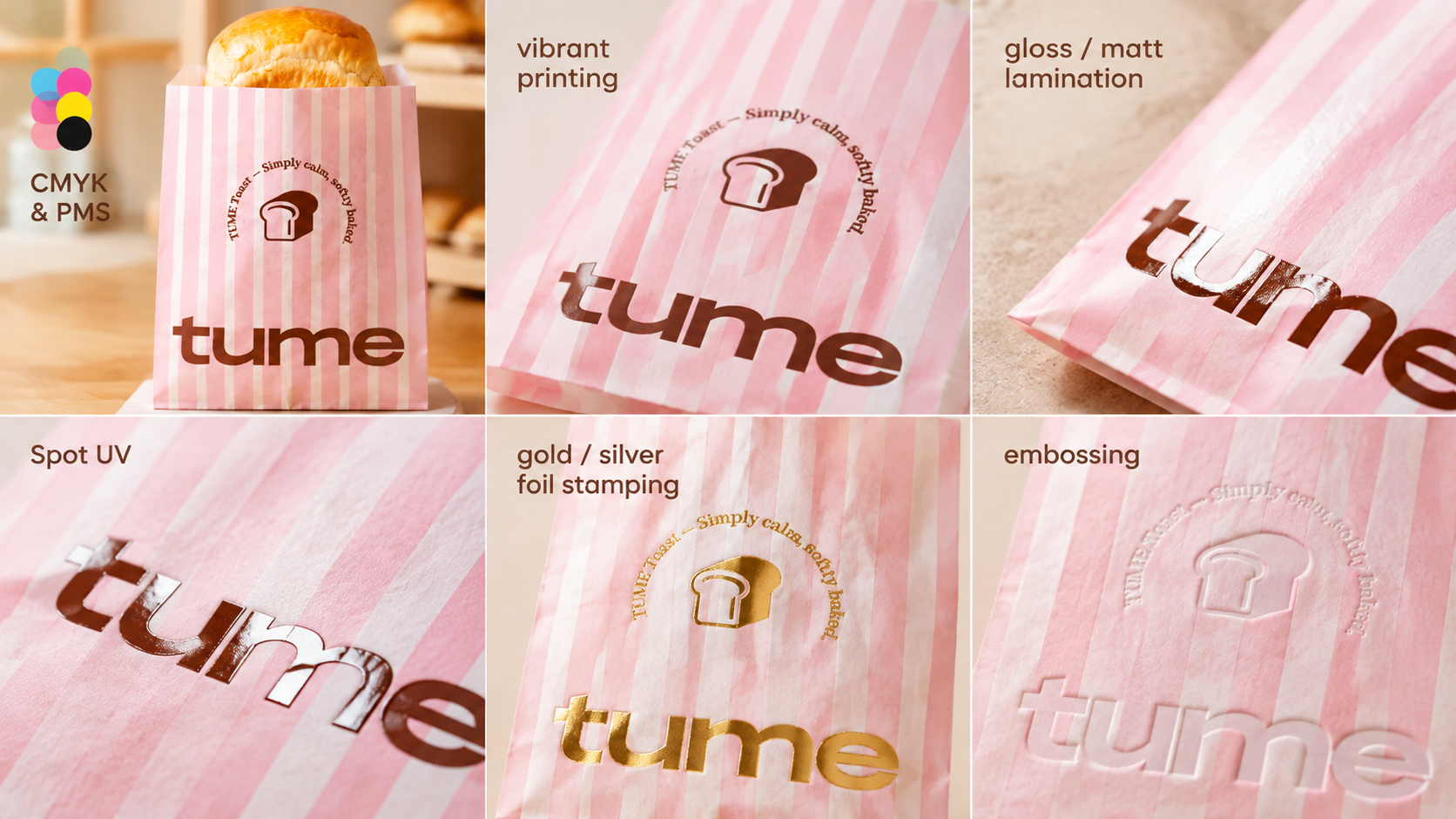 Custom Printed Bakery Bags for Takeaway and Retail-2