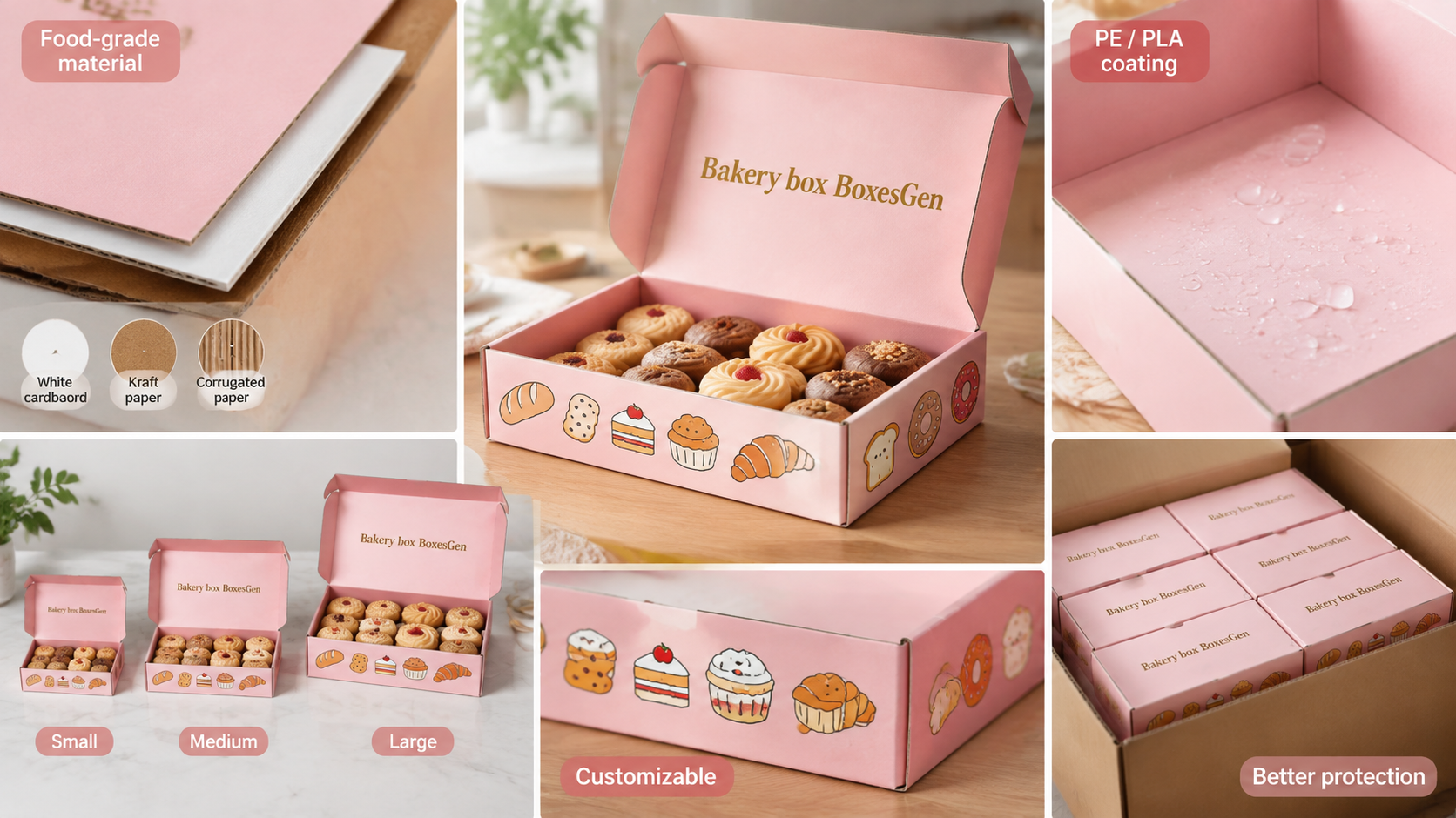 Custom Printed Paper Cookie Boxes for Gifting and Retail-1