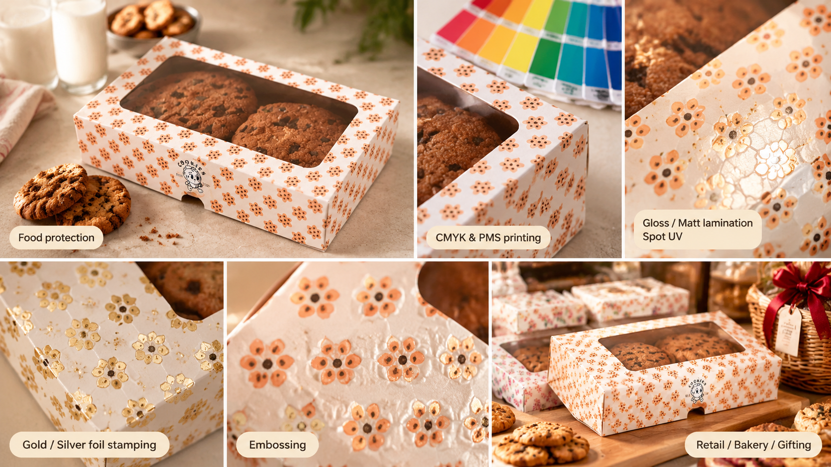Custom Printed Paper Cookie Boxes for Gifting and Retail-2