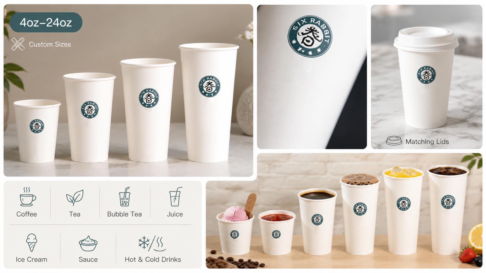 Custom Printed Paper Cups for Branding