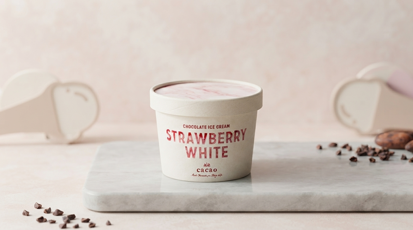 Custom Printed Paper Ice Cream Cups for Vibrant Frozen Dessert Packaging