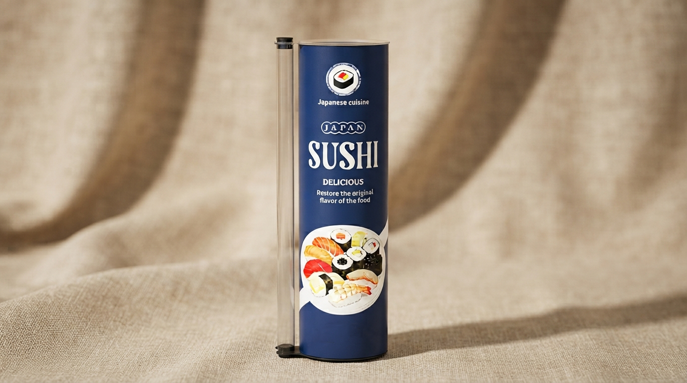 Custom Sushi Tube Packaging for Restaurants & Wholesalers
