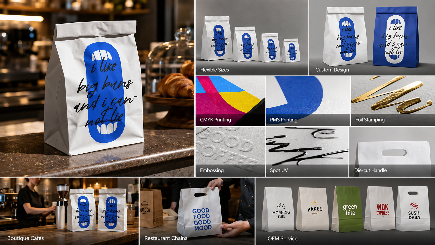 Custom Takeaway Bags for Personalized Meal Transport Packaging-2