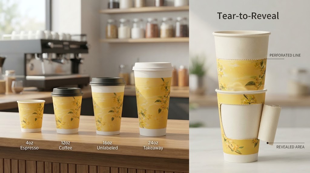 Custom Tear-to-Reveal Paper Cups _ Bulk B2B Manufacturer4
