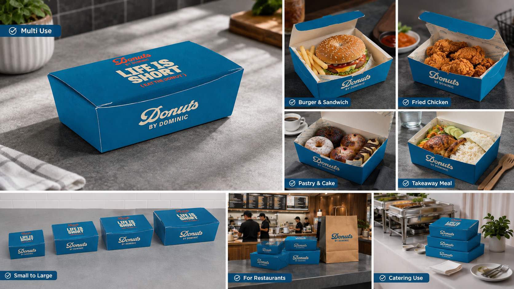 Customized Take Away Food Grade Paper Hot Dog To Go Fried Chicken Carton Burger Box Printing Fast Food Packaging-3