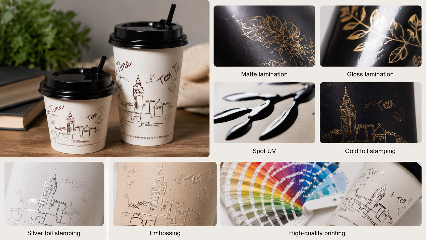Disposable Hot Chocolate Cups for Takeaway