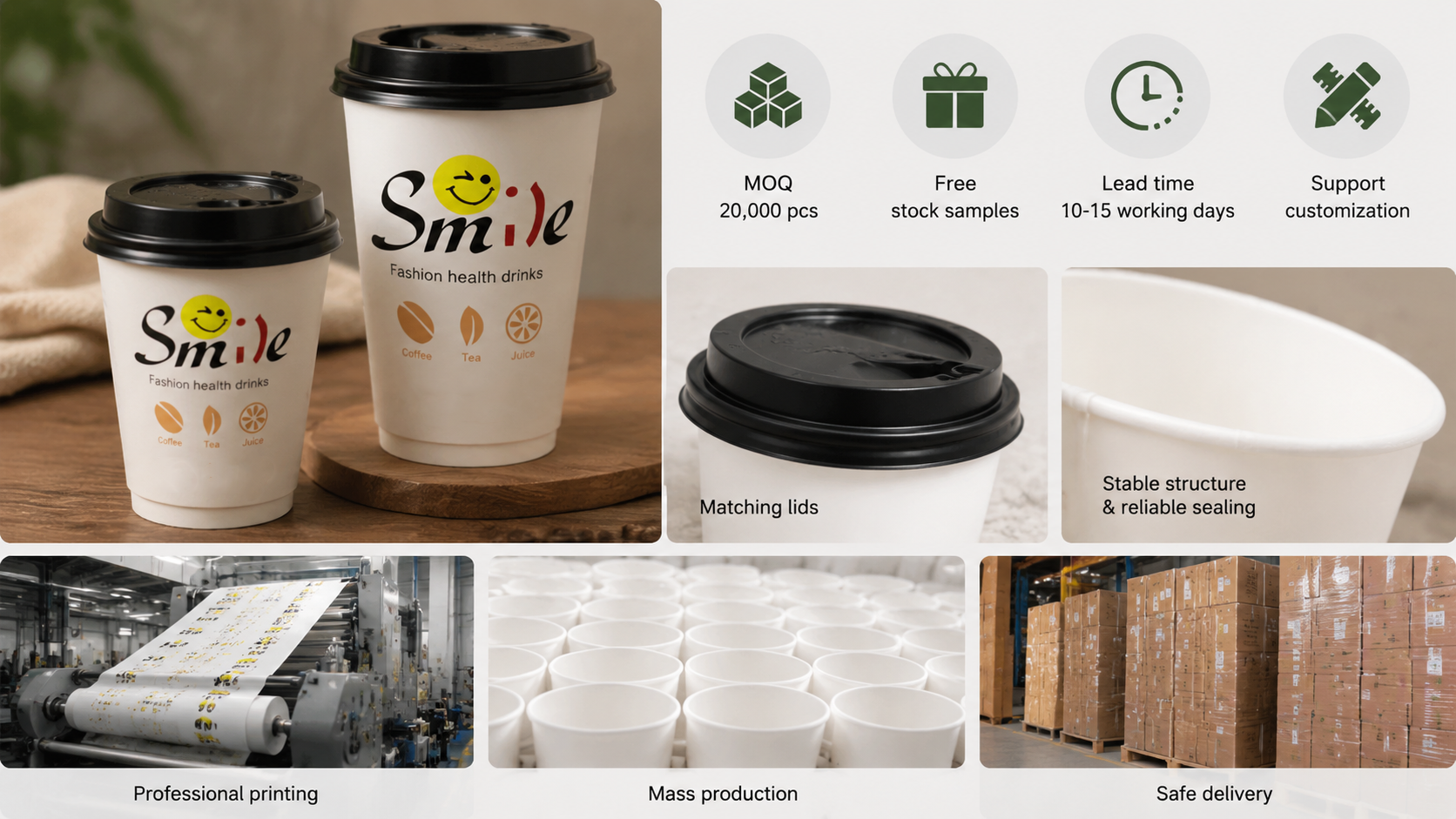 Disposable Hot Chocolate Cups for Takeaway