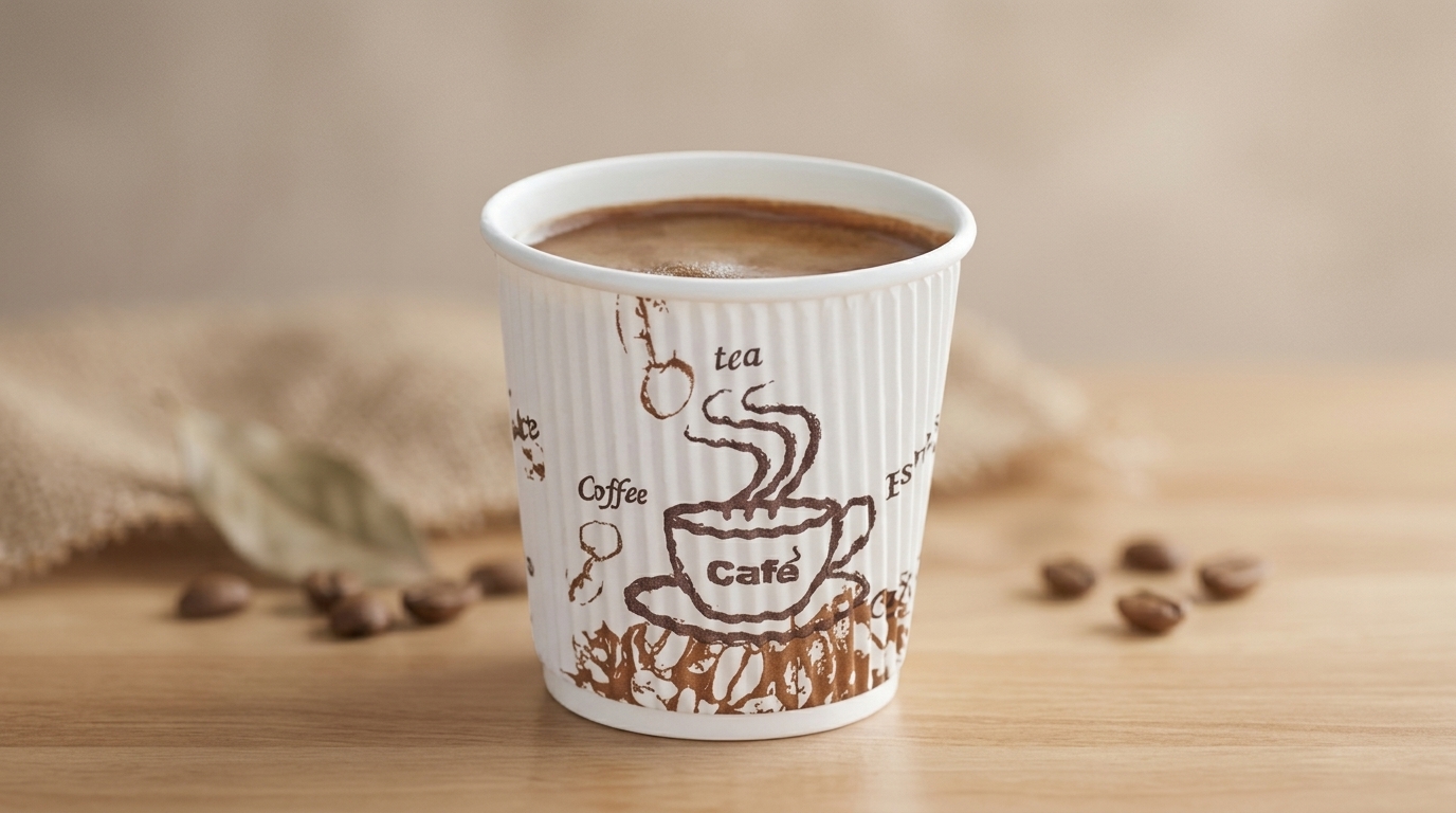 Disposable Ripple Cups Triple Wall Custom Ripple Insulated Double Wall Coffee Cups