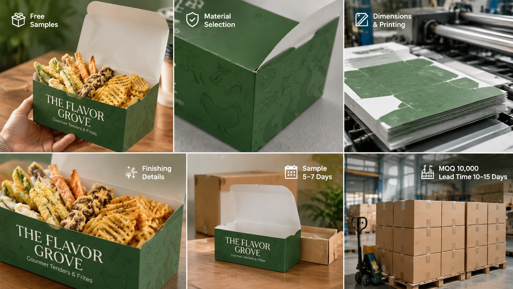 Durable Carton Food Boxes – Eco-Friendly, Leak-Resistant, Custom Printed for Takeaway & Catering-3