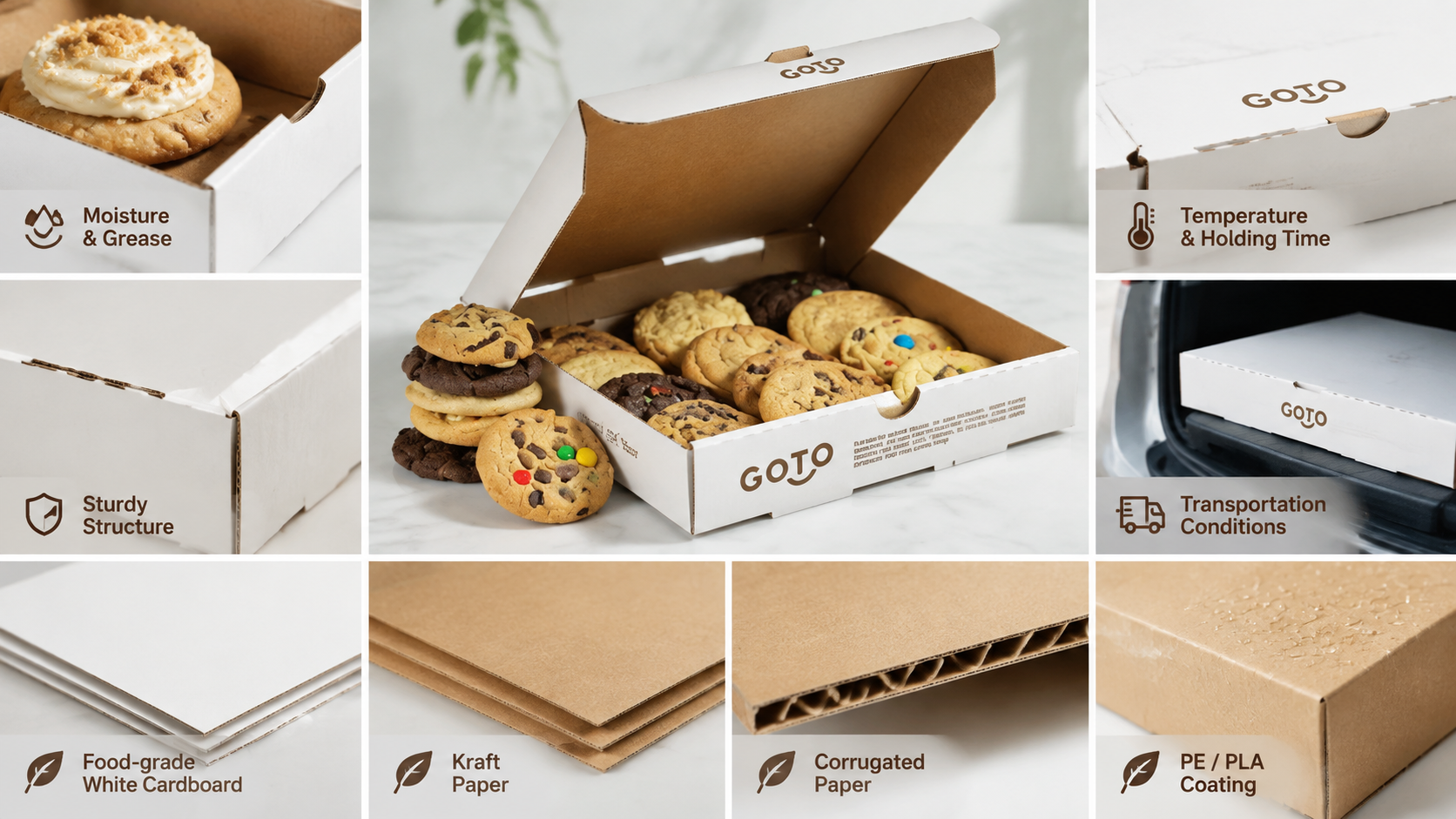 Eco-Friendly Paper Boxes for Cakes with Logo Printing-1