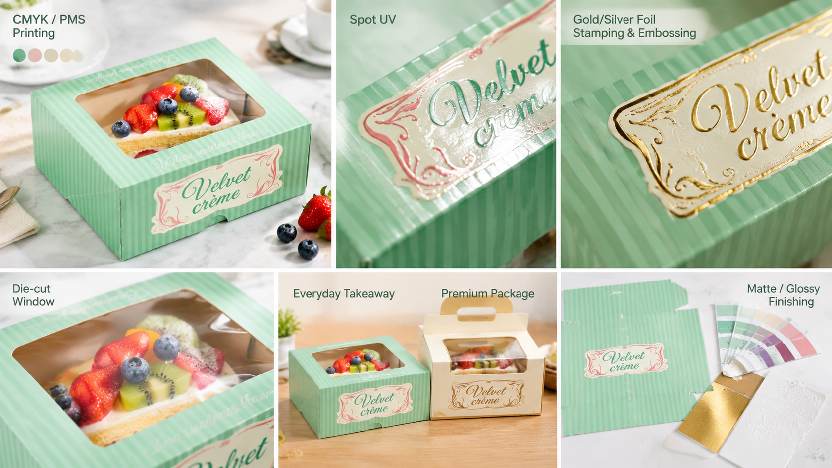 Eco-Friendly Paper Boxes for Cakes with Logo Printing-3