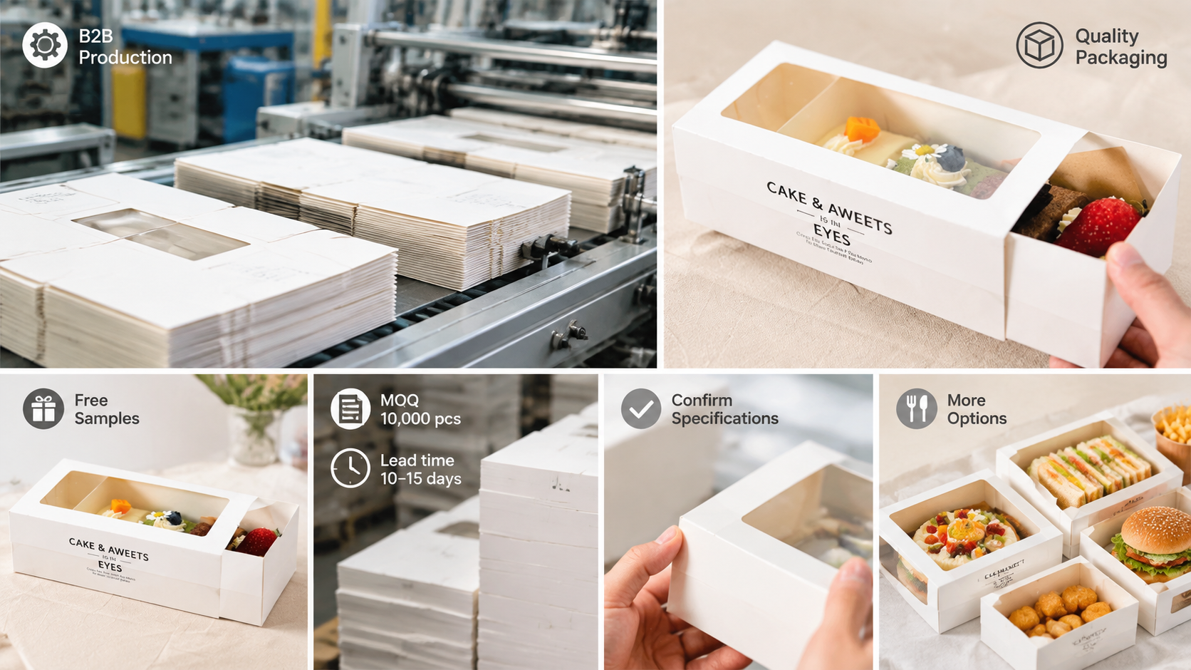 Eco-Friendly Paper Boxes for Cakes with Logo Printing-4