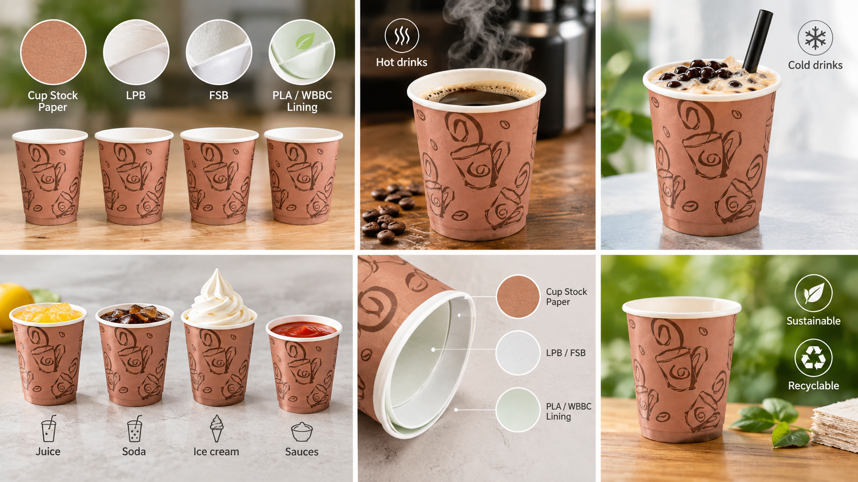 Eco-Friendly Paper Cups for Sustainable Dining-1