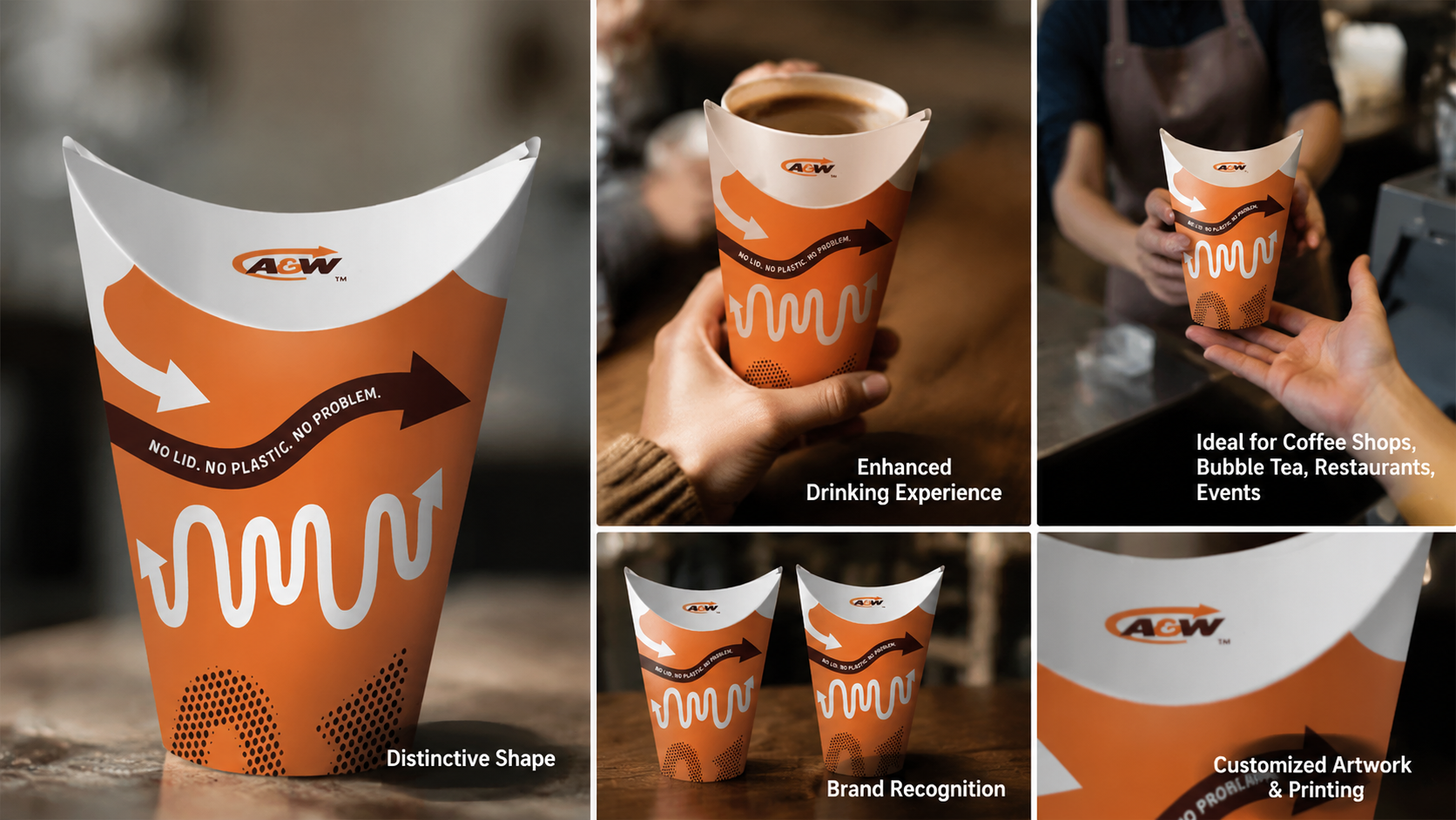 Elegant Butterfly-Style Disposable Cups for Brands-1