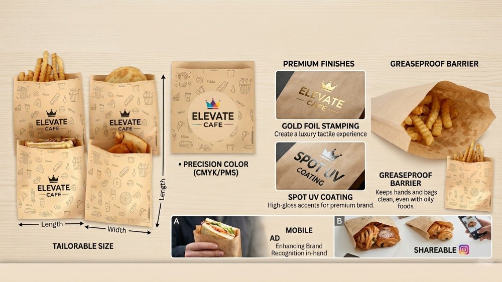 Greaseproof Paper Bags for Food Packaging & Takeout Solutions (2)