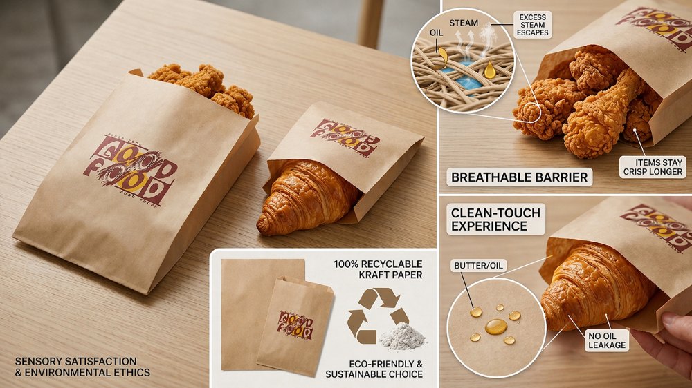 Greaseproof Paper Bags for Food Packaging & Takeout Solutions (4)