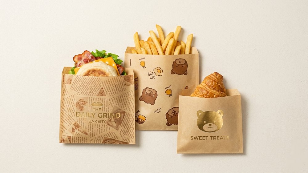 Greaseproof Paper Bags for Food Packaging & Takeout Solutions