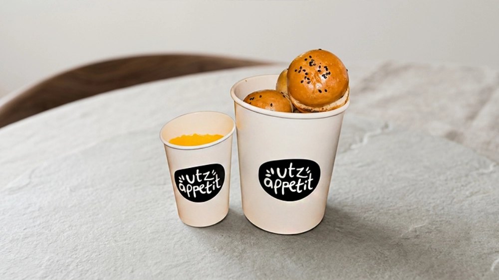 Mini Burger Paper Cups for Cheese Dip & Sliders (2)