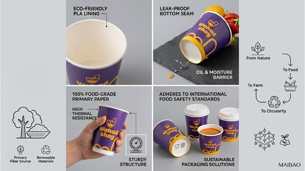 Mini Burger Paper Cups for Cheese Dip & Sliders (4)