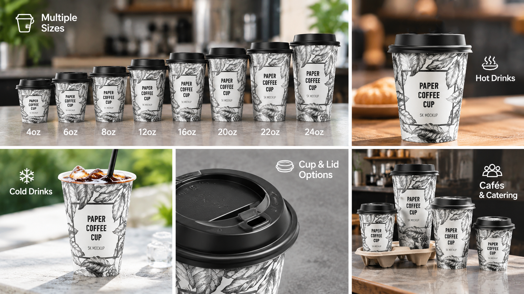 PLA Coated Paper Cups for Eco-Conscious Dining-2