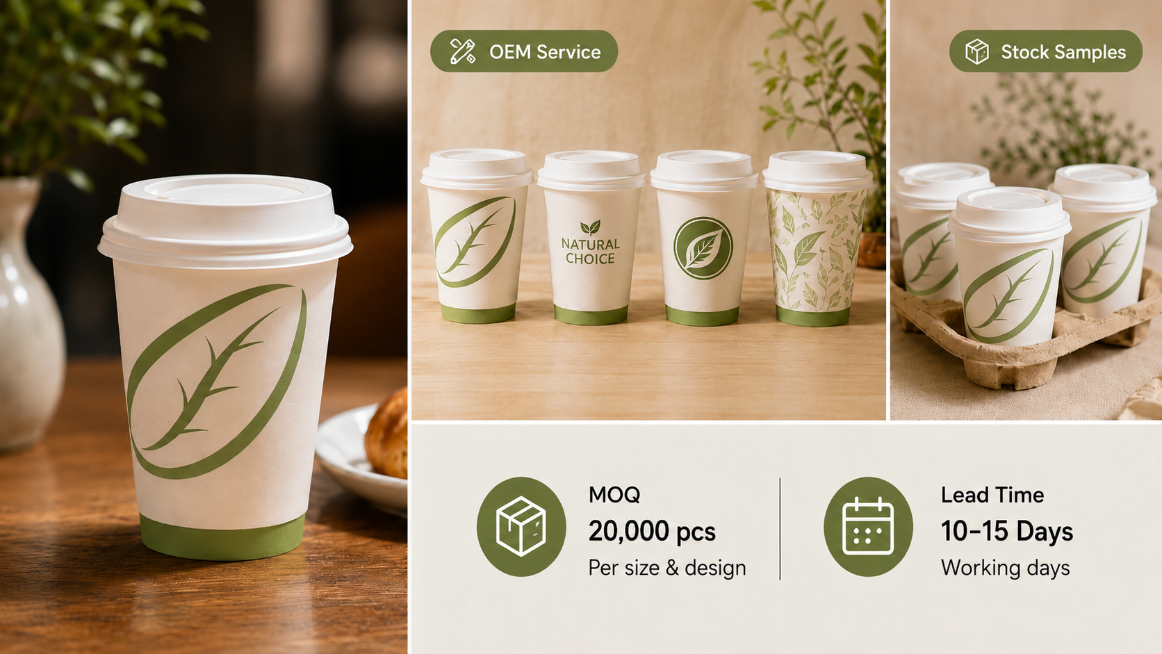PLA Hot Cups for Eco-Friendly Thermal Beverage Packaging