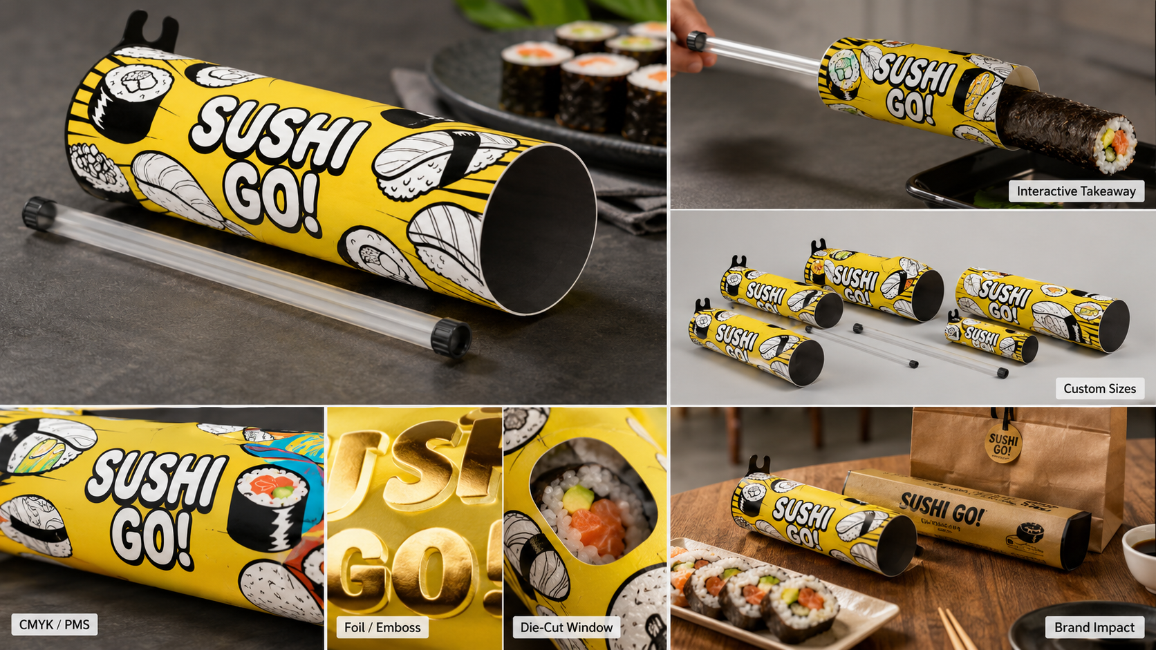 Paper-Based Tube Solution for Rolled Sushi Takeaway-3
