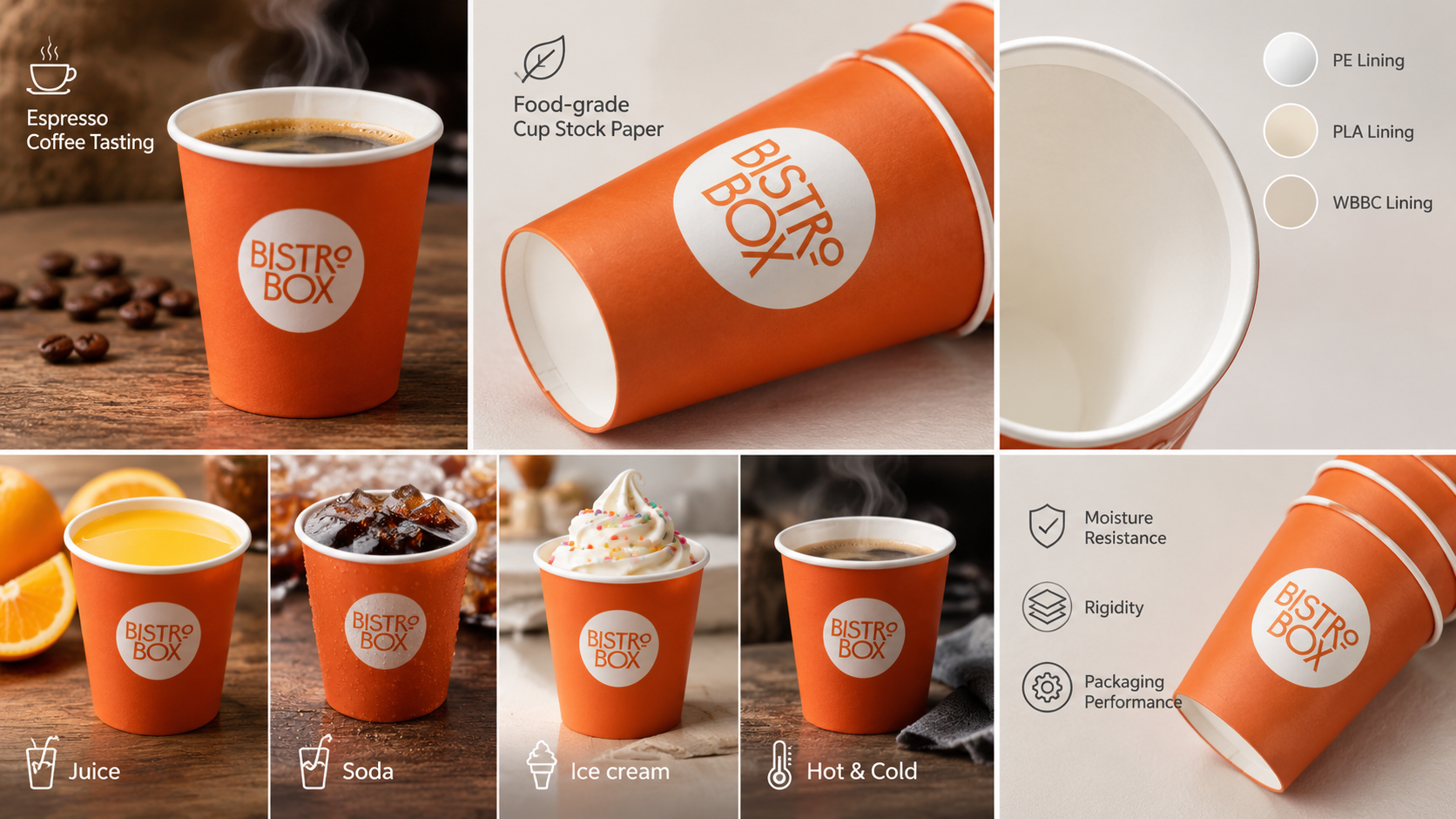 Premium 4oz Paper Cups – Eco-Friendly, Food-Grade, Custom Printed for Hot & Cold Drinks-1